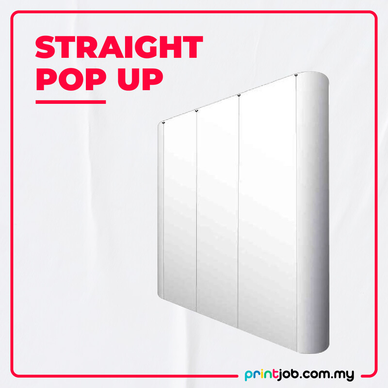 Vinyl Sticker + Straight Pop Up Display